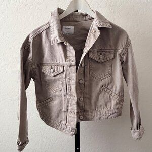 Old Navy Grey jean jacket sz M